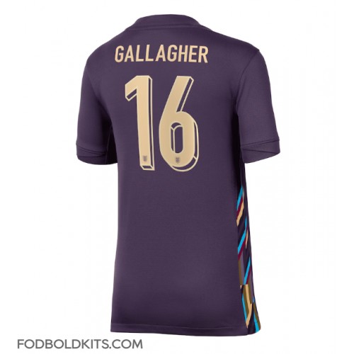 England Conor Gallagher #16 Udebanetrøje Dame EM 2024 Kortærmet